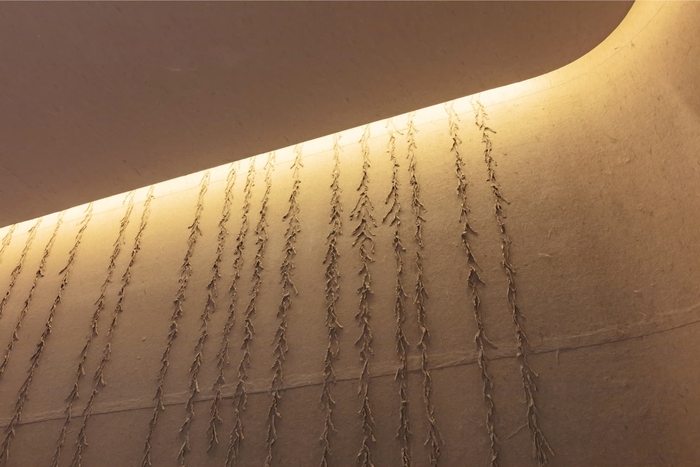 「hitotose -Aki-」　和紙を利用した壁紙