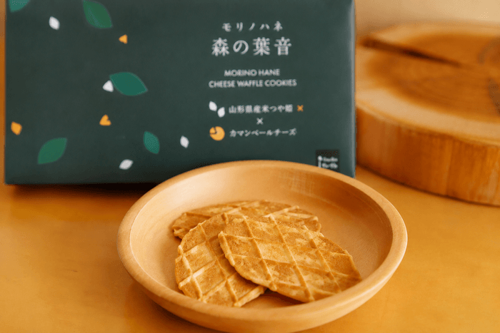 見た目も可愛らしいワッフルクッキー生地