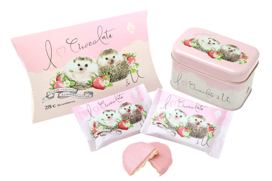 チョコかけすぎちゃったラスク (いちご)