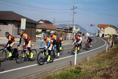 生口島の温暖な気候はトレーニングに最適