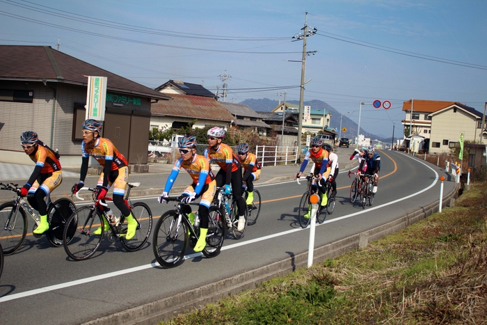 生口島の温暖な気候はトレーニングに最適