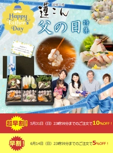 父の日・お中元の贈り物に、国産鰻の至福うなすき　 滋味六感 蓮こんがギフト提案を強化