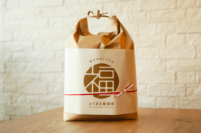 ふくまる厳選米 紙パッケージ