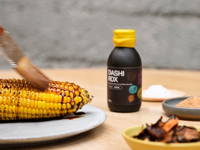 Dashi RDX Grilled corn on the cob