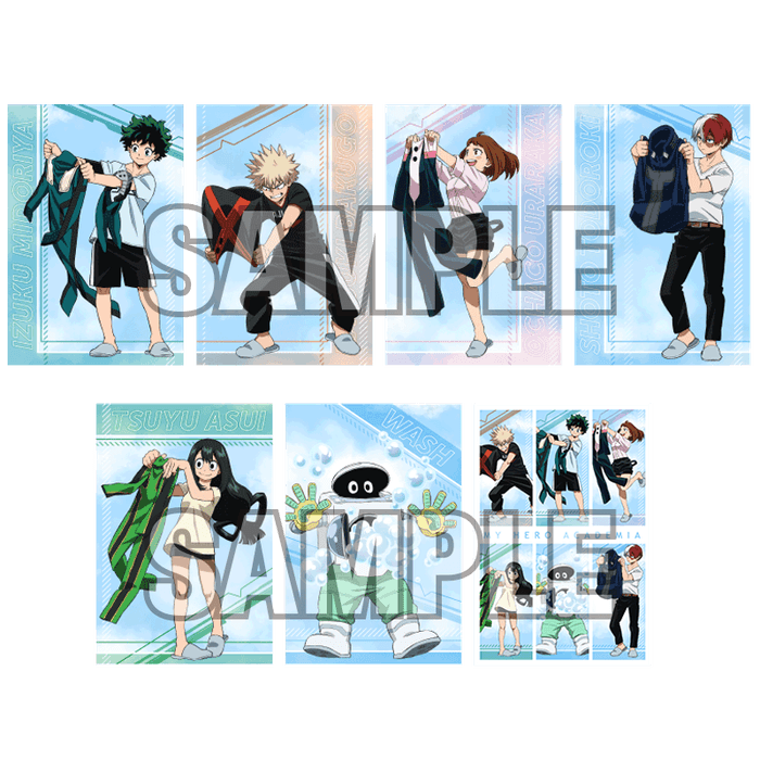 ウォッシュと洗濯シリーズ ポストカード