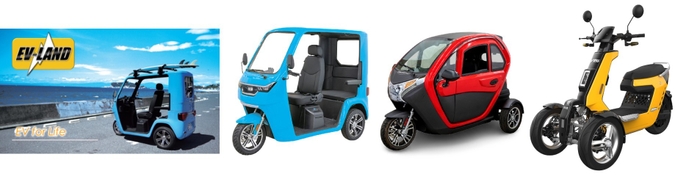 「EV-TUK TUK」などマイクロモビリティの試乗会を開催