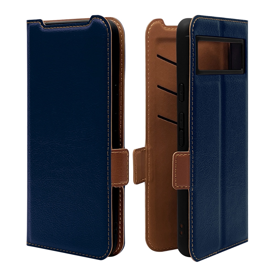 ネイビー×ブラウン