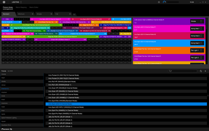 幅広い照明機器をサポートし、照明機器を柔軟に追加変更できる「FIXTURE LIBRARY」