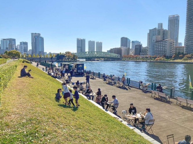 越中島 隅田川テラス