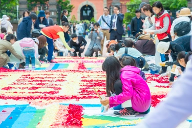 OSAKAの“街”が花のキャンバスへと変わる！ 「大阪インフィオラータ2019」が、 10月30日～12月25日に大阪4会場で開催！