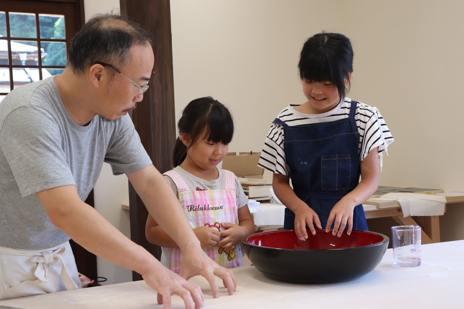 出石そば打ち体験