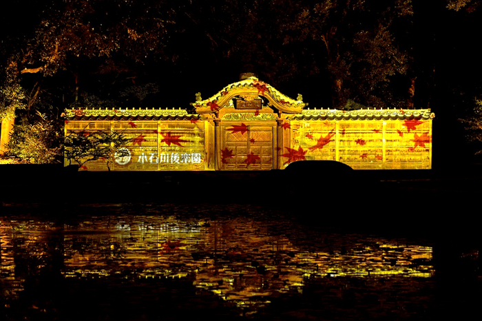 唐門プロジェクションマッピング