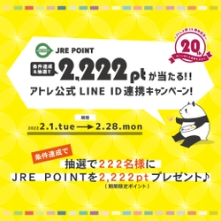 アトレ上野開業20年祭！JRE POINTプレゼントや モザイクアートなど2月1日から開催