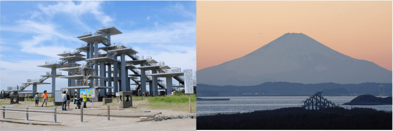 明治百年記念展望塔/富士山