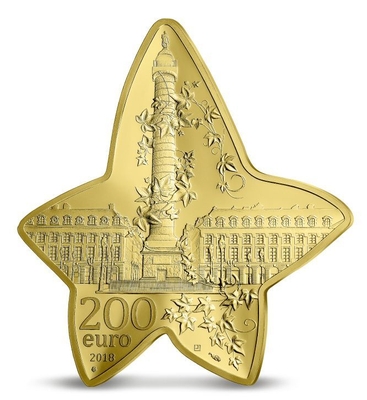 200ユーロ金貨 1オンス 表面