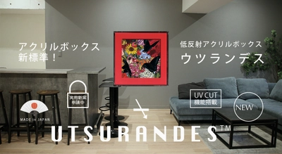 アクリルボックス新標準 「UTSURANDES(TM)／ウツランデス(TM)」発売