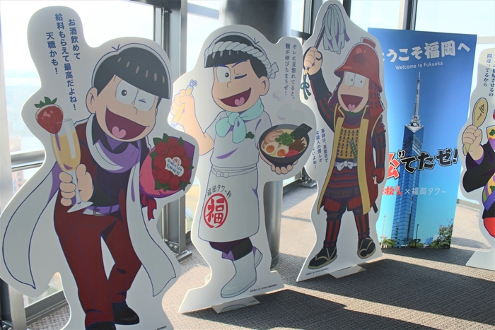 福岡コラボの等身大パネル!