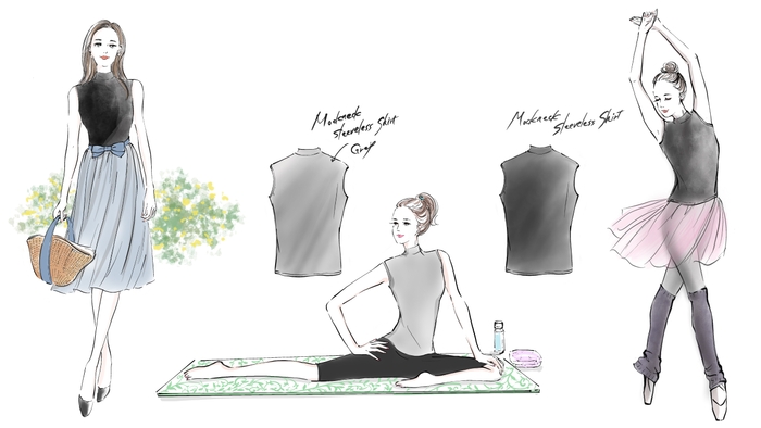 “バレリーナ”シリーズ イラスト