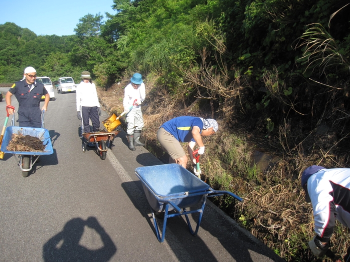 地区の清掃活動