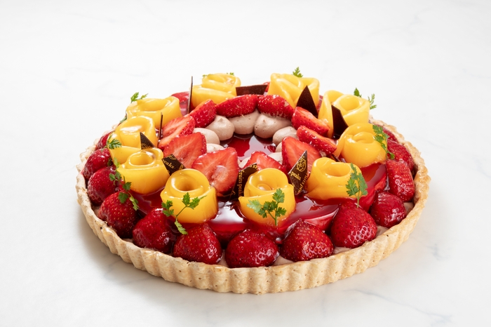 ≪ バレンタイン限定 『いちごとチョコのムース』24㎝ホール ≫