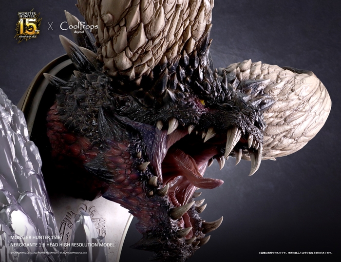 MONSTER HUNTER 15th/ NERGIGANTE 1:6 HEAD HIGH RESOLUTION MODEL