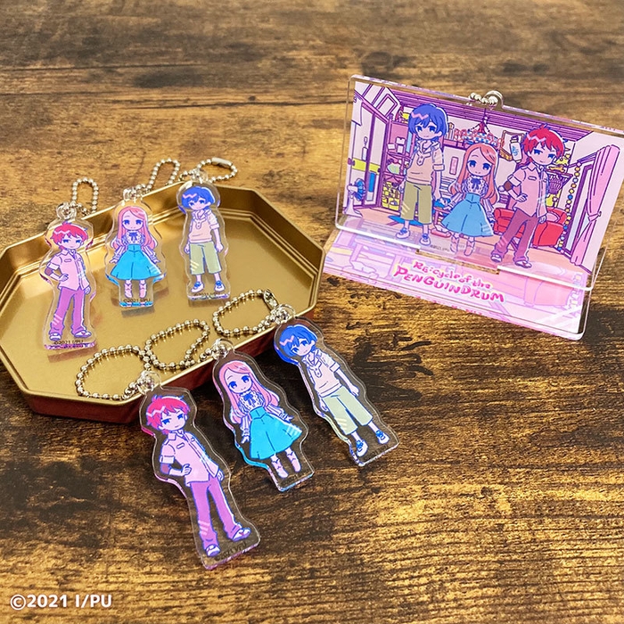 アクリルキーホルダー(レトロ)&アクリルスタンドキーホルダー(レトロ)