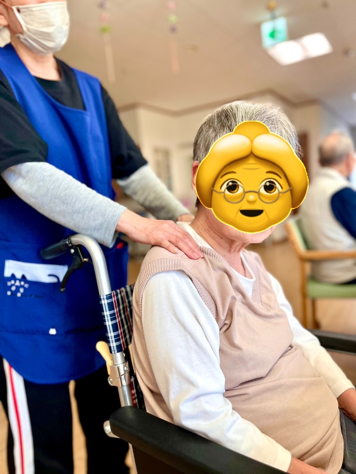 入居者とのふれあい