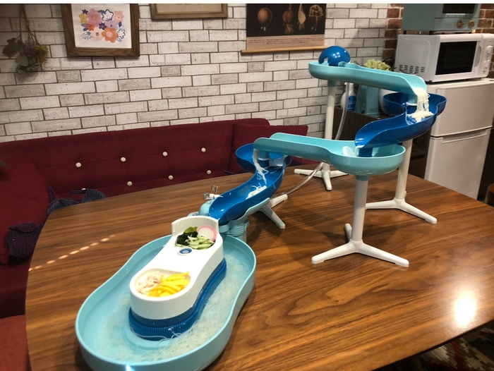 7月・8月の夏季限定イベント「流しそうめん」