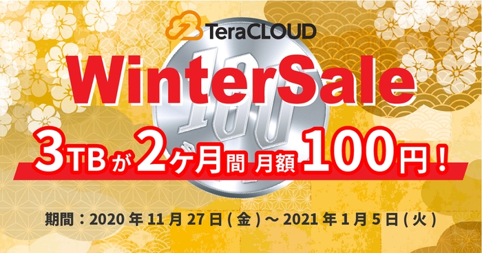 TeraCLOUD WINTER SALE!