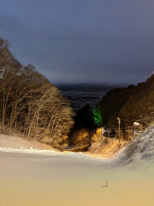 ご来光リフト 夜明け前
