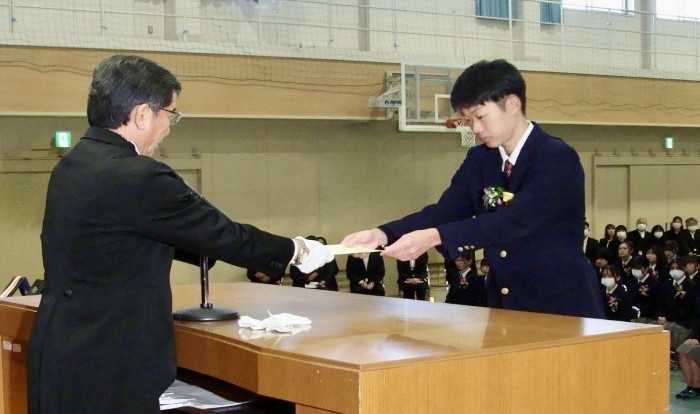 令和6年度（第53回）卒業証書授与式の様子