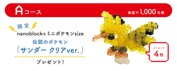 ポケナノつくろう！プレゼントキャンペーンvol.2(Aコース景品)