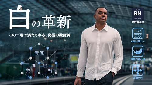 暑い季節も高い放熱性能で爽快！次世代ドレスシャツ 『Performance Techシャツ』を4月1日にMakuakeにて発売！