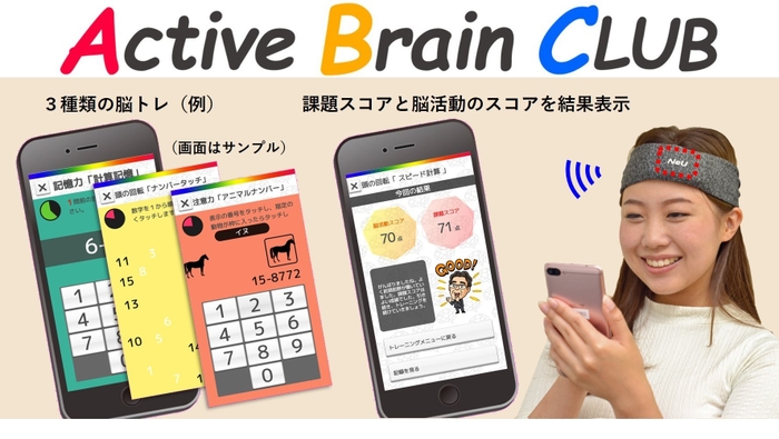 サブスクリプション・サービスを開始する“最新”脳トレサービス「Active Brain CLUB」