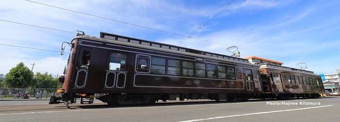 モボ21形26・27号車※写真は台車更新前の車両です