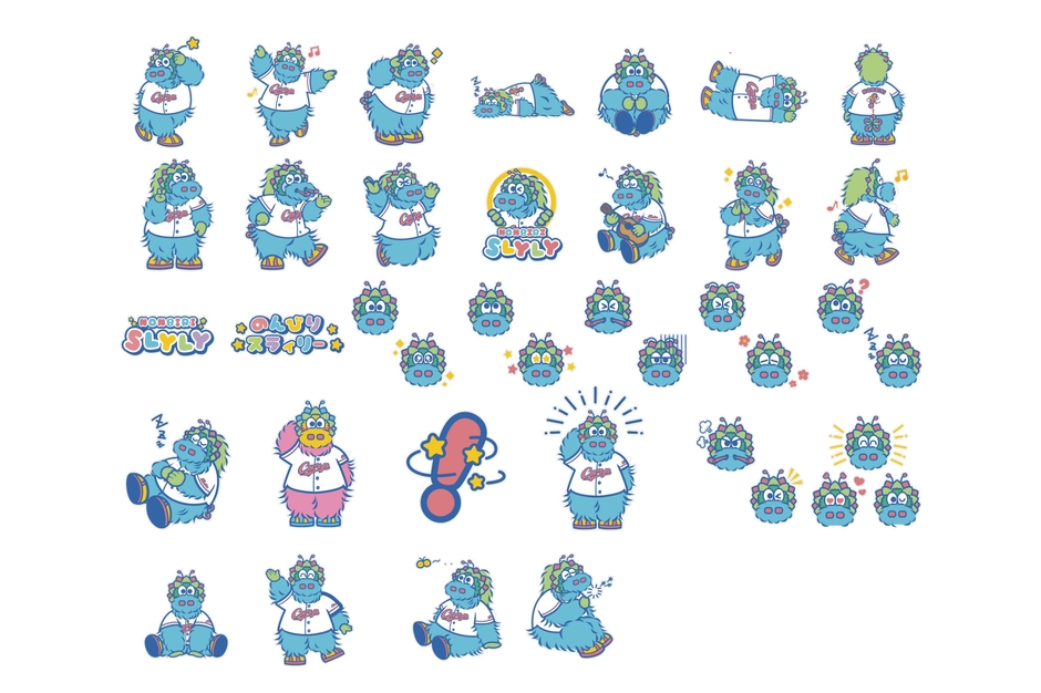 のんびりスラィリーステッカー31種類