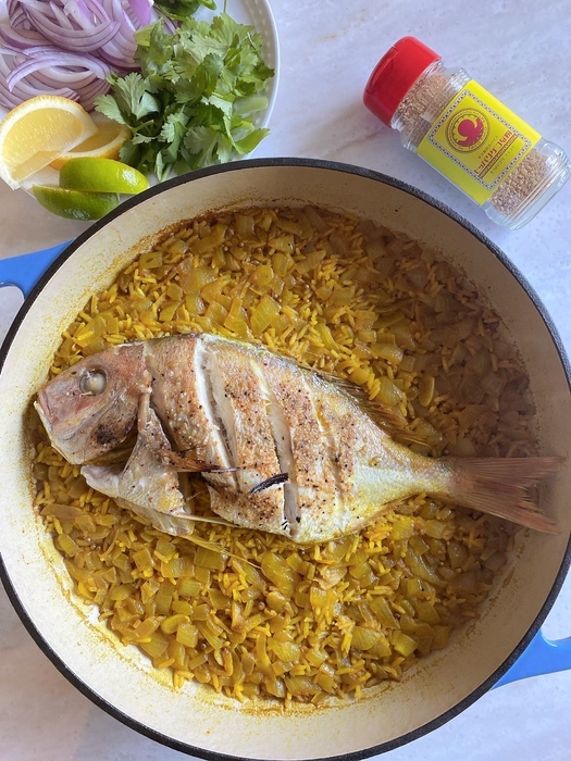 鯛のビリヤニに合います