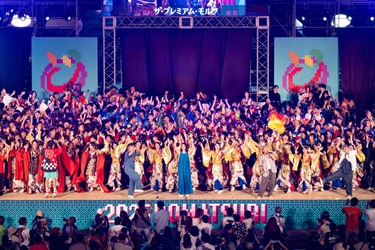 THE FRANK VOX、「ワッショイジャパン」で1万人の どまつり客を席巻！剛力彩芽もゲスト出演