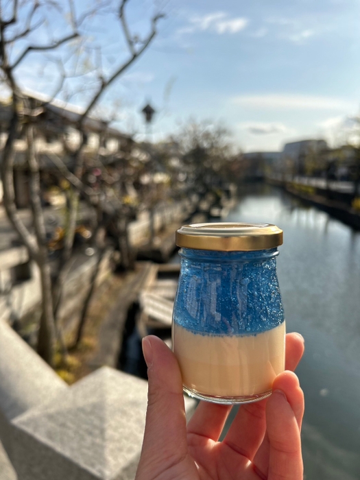 デニムブルーと倉敷川
