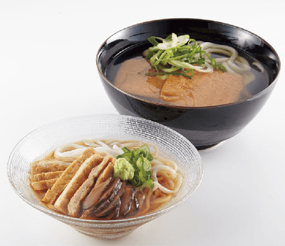 「今井」きつねうどんと冷しきつね