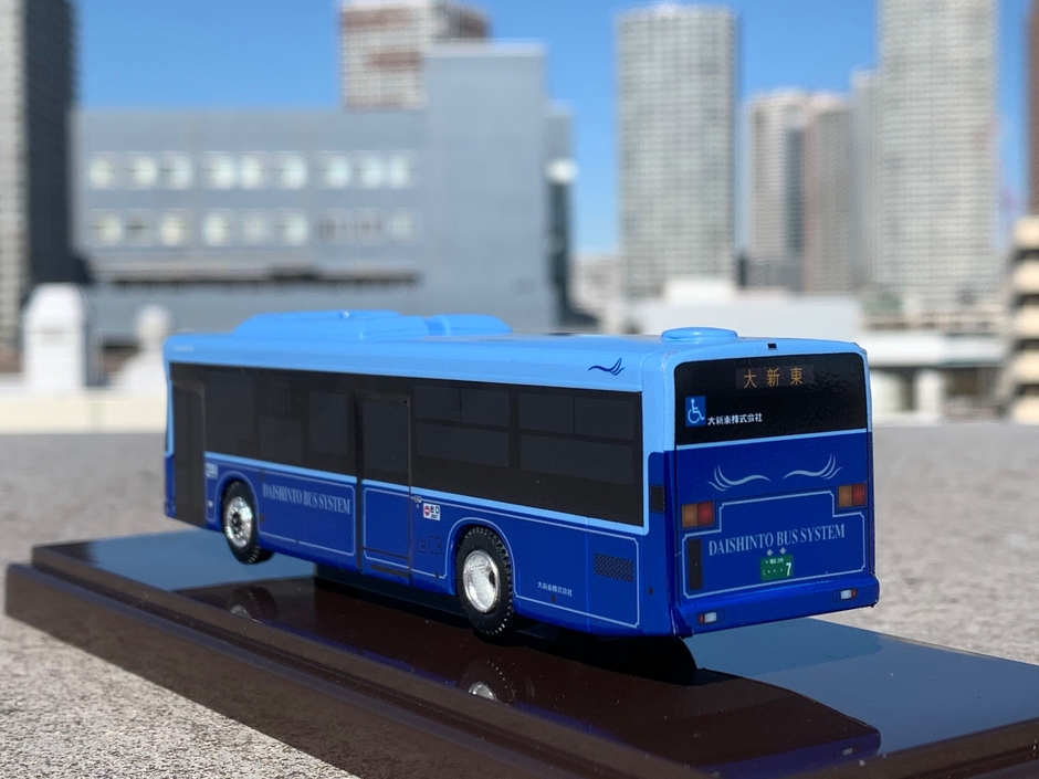 自社路線バス 模型(1/80スケール)