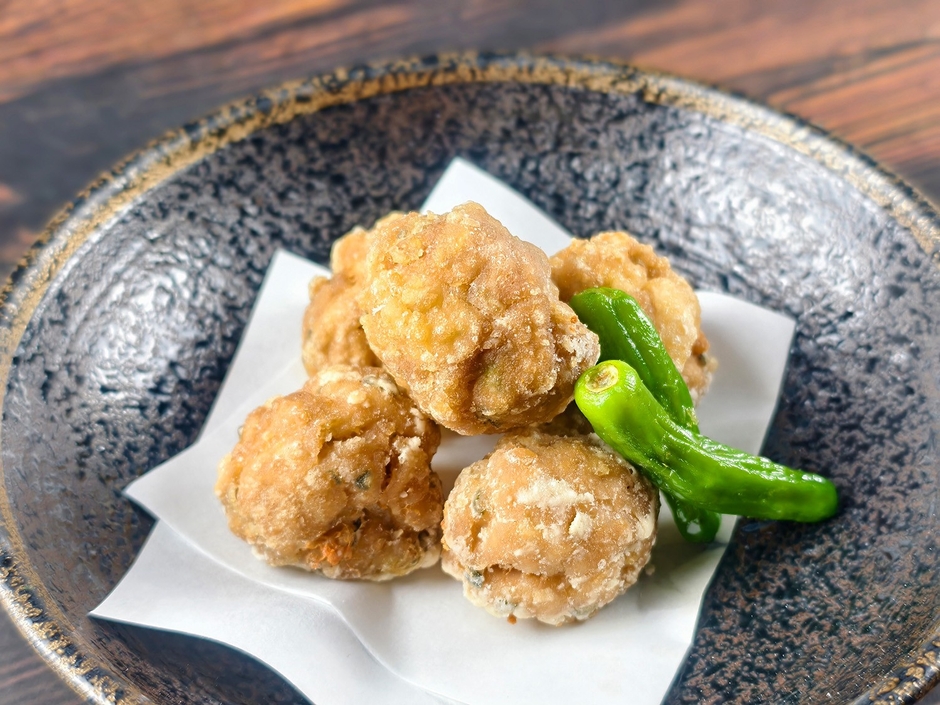 ②「豚こまのねぎから揚げ」