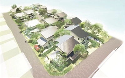「幸呼ぶ住まい」をお届けする山中商事、京都市岩倉にて 京都市脱炭素先行地域におけるモデルハウスを5月12日にオープン