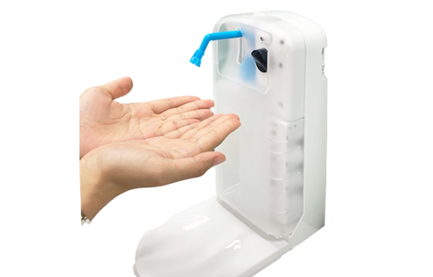 非接触タイプ手指消毒器