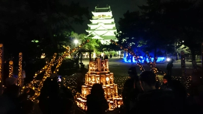 福山城あかりまつりを開催！