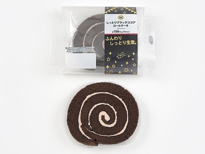 しっとりブラックココアロールケーキ　イメージ画像