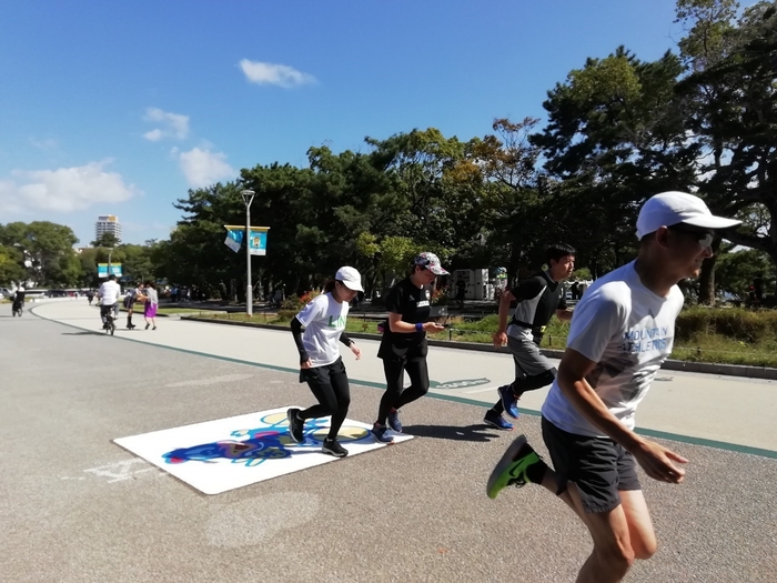 チャレンジチーム 練習会の様子