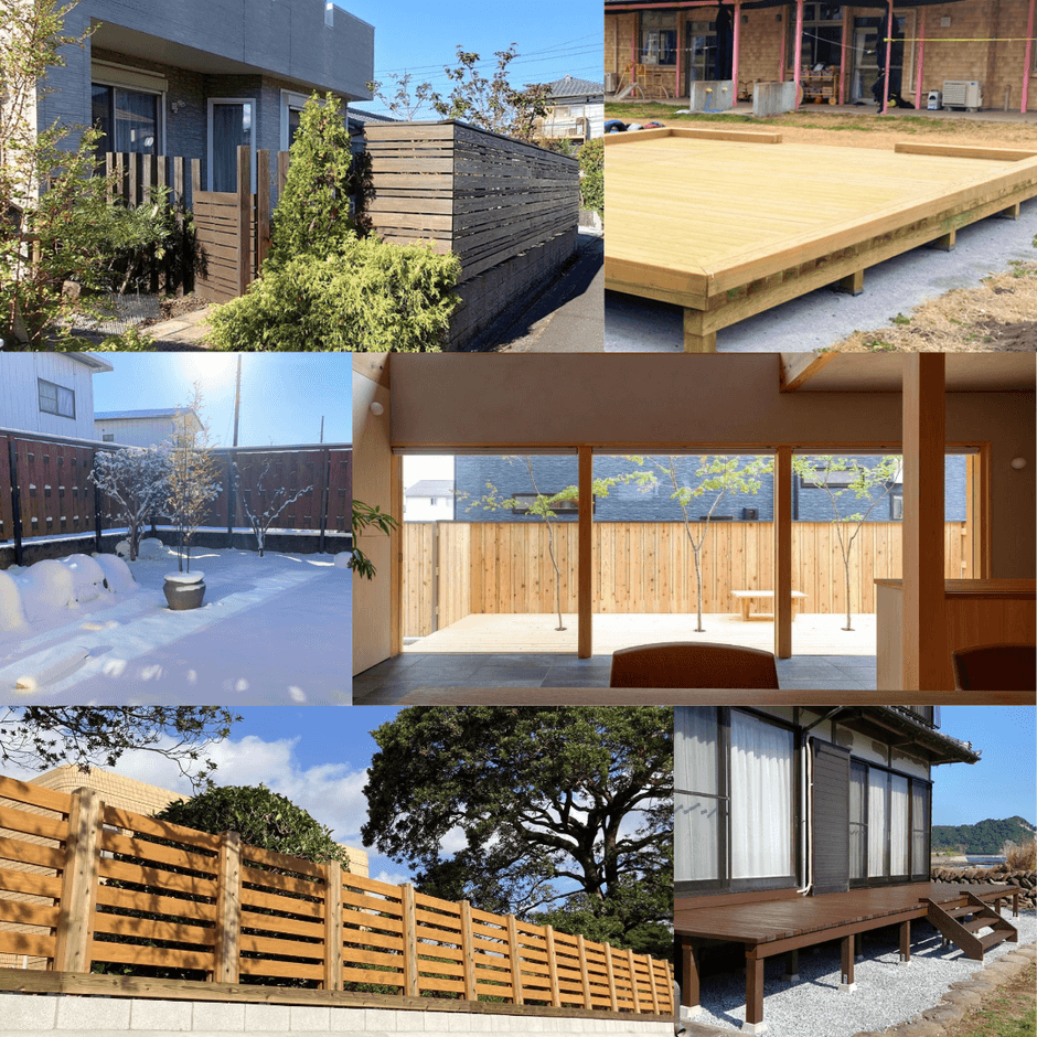 Works 外構の木質化施工事例