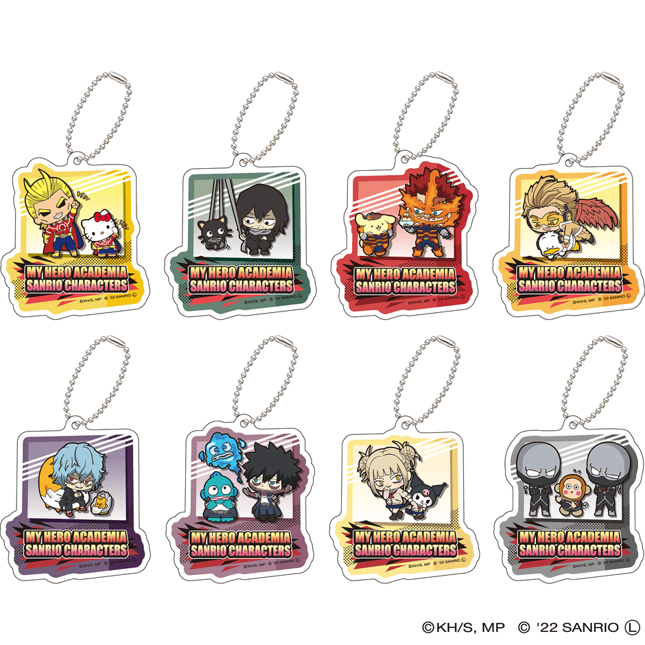 トレーディングアクリルキーホルダー プロヒーロー&敵<ヴィラン>