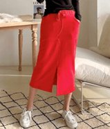 ウエストゴムロングスカート